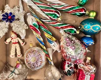 Classic vintage Christmas ornaments