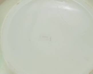 Closeup of the very hard-to-find large Wavecrest jardiniere or planter made by the C. F. Monroe glass company late 1800's