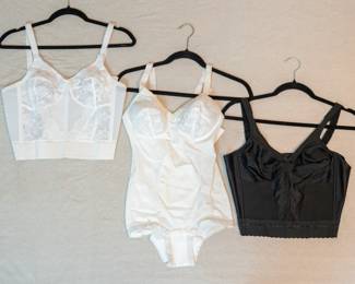 Vintage women's lingerie, shapeware, bras