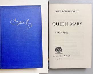 More view of Queen Mary 1867-1953 by James Pope-Hennessy, hardcover, 1960, first American edition, Alfred A. Knopf New York publishers