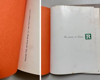 More views of Contemporary Furniture Risom Catalog by Jens Risom, 1955, Published by Jens Risom Design, New York, 1955