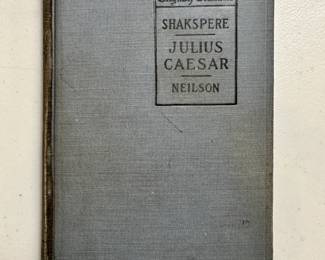Shakspere's Julius Caesar the Lake English Classics; edited for School Use By William Neilson, hardcover, published by Scott, Foresman and Co, Chicago, 1907