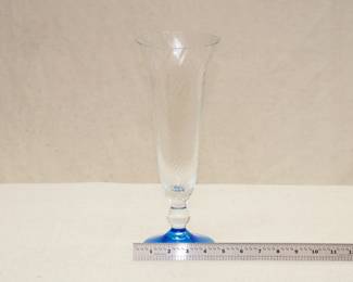 Orrefors crystal glass “April” champagne flute