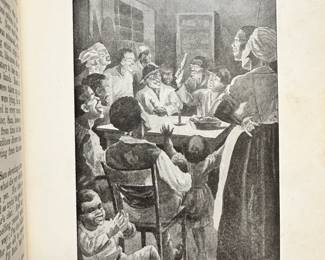 Illustration from Uncle Tom's Cabin by Harriet Beecher Stowe, Art Memorial Edition hardcover 1897