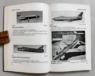Inside pages of World Aircraft Recognition Manual, C.H. Gibbs-Smith and L.E. Bradford, 1956, hardcover
