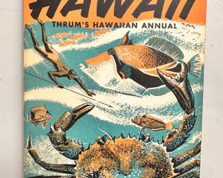 All About Hawaii Thrum's Hawaiian Annual, 1952 77th edition, paperback, published by The Honolulu Star-Bulletin, Ltd