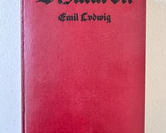 Bismarck The Story of a Fighter by Emil Ludwig, hardcover, 1930, Blue Ribbon Books publisher