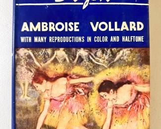 Degas An Intimate Portrait by Ambroise Vollard, hardcover with dust jacket, 1937, Crown Publishers