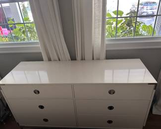West Elm 6 drawer campaign dresser
