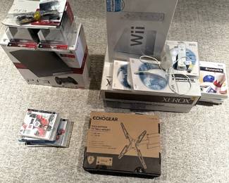 Wii Console w/ Games & Accessories. Play Station 3 w/ Games & Accessories. TV Mount 