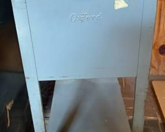 Vintage Top Opening/Rolling Cabinet