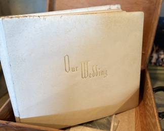Vintage Photo Album w/ Black & White pictures