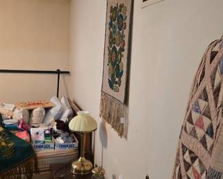 Bedroom to the right of the hallway on the left. Does that make any sense?