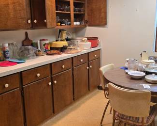 Basement kitchen area