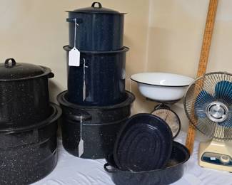 Basement, lots of kitchen, canning and stuff.