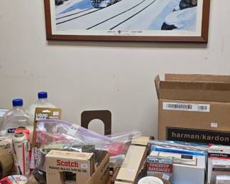 Main level bedroom to the left.