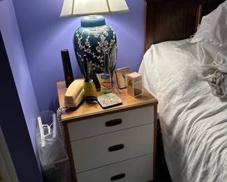 Pair of Nightstands, Pair of Lamps
