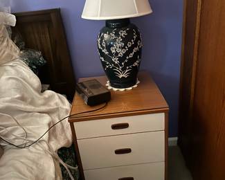 Pair of Nightstands, Pair of Lamps