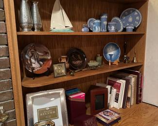 Pewter, Wedgwood, Frames, Books