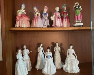 Royal Doulton Figures - Large, Medium & Small Sizes
