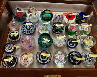 Paperweights -Caithness, Whitefriars, Millefiori, Murano and More