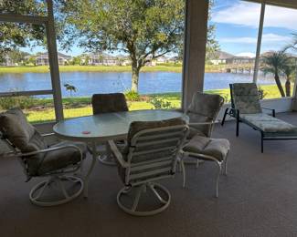 Patio table with 4 chairs