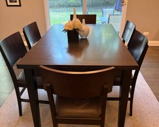 Dining table and chairs