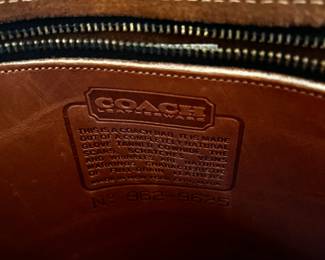 #96 Vintage Coach Shoulder Bag No. 962-9625 $50.00