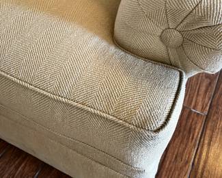 #12 Ethan Allen Cream/Tan Sofa - 88" Long Sofa - Pristine Condition - You Move $275.00