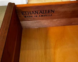 #48 Townhouse Galleries Ethan Allen Dresser w/Beveled Mirror - 65x19x32 - Mirror - 28x48 $275.00