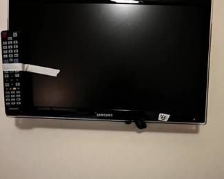 #41 Samsung Wall Mouned TV w/Remote - You Remove - 21" $45.00