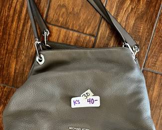 #29 Michael Kors Gray Shoulder Bag $40.00