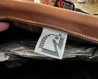 #95 Boldrini Leather Zippered Pouch - Made in Italy $25.00