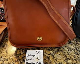 #96 Vintage Coach Shoulder Bag No. 962-9625 $50.00