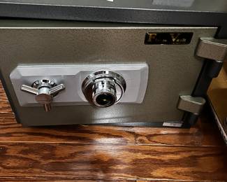 #102 Flame Vault Fire Proof Safe (1 hr) Safe Model 132 w/combo - 13.5x9/5x7 w/pull out tray attached to top $100.00