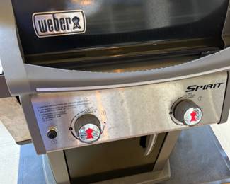 #66 Weber 2 Burner Propane Grill w/Cover and Propane Tank $75.00