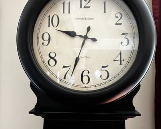 #2 Howard Miller Black Clock w/Pendulum 22.5x13x82 $325.00