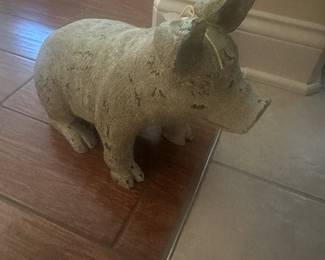 #35 Resin Pig - 16" Long $35.00