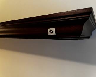 #42 Laminate Wood Look Wall Display Rack - 48x10x2.5T $40.00
