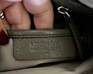 #29 Michael Kors Gray Shoulder Bag $40.00