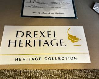#10 Drexel Heritage Sage Green Overstuffed Club Chair $150.00