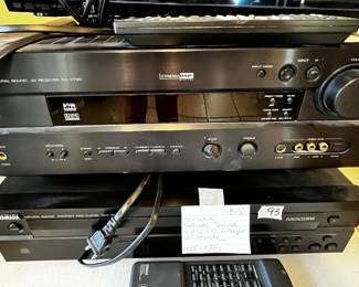 #94 Yamaha Natural Sound Receiver RX-V730 w/remote $40.00