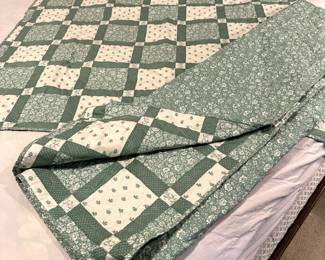 Pair of lap quilts, custom made