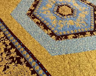 close up of same quilt