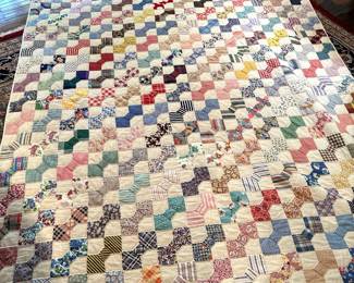 Lovely home made custom quilt