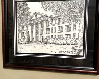OBU signed and numbered print by Trey Berry