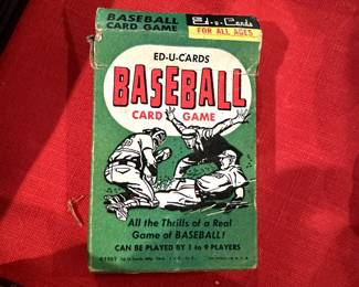 Vintage Baseball card game