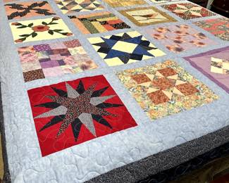 Lovely custom quilt