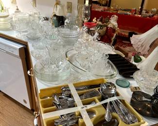 glassware, silverware