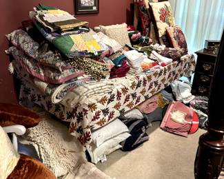 Bed, bath, table linens, pillows